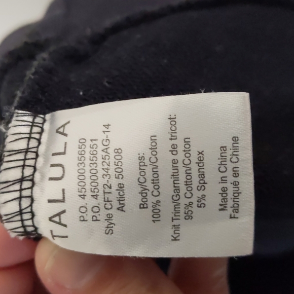 Talula Cropped Conquers All Pullover Lightweight Sweatshirt | Black Crop Top - Picture 10 of 12